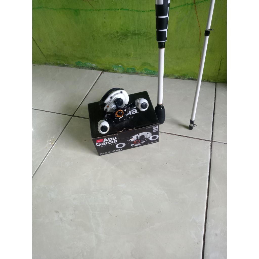 reel dan joran abu garcia maxpro