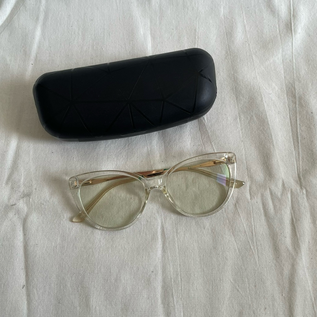 Kacamata Minus Cat Eye Frame Clear Photochromic