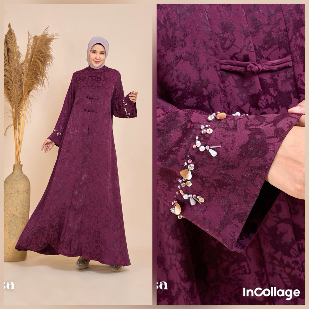 JANISA DRESS GAMIS PREMIUM BY MAREVI ORIGINAL
