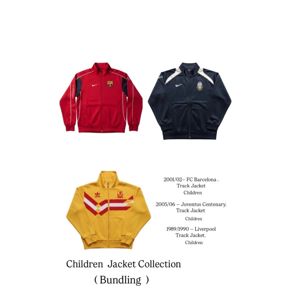 Jaket Liverpool 1989 Original – Children  Size ( Bundling 3 jacket )
