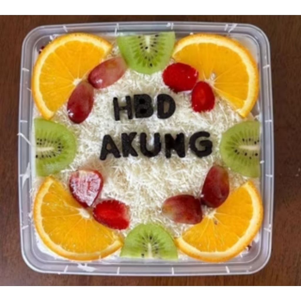 SALAD BUAH SEGAR HAMPERS SALAD BUAH KUE ULTAH