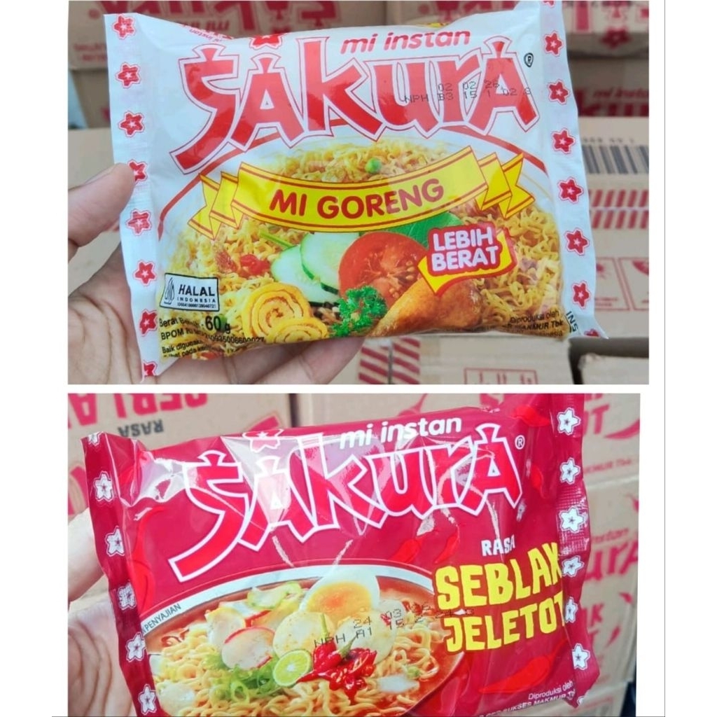 1 Dus Mie goreng Sakura/ Mie Seblak Sakura