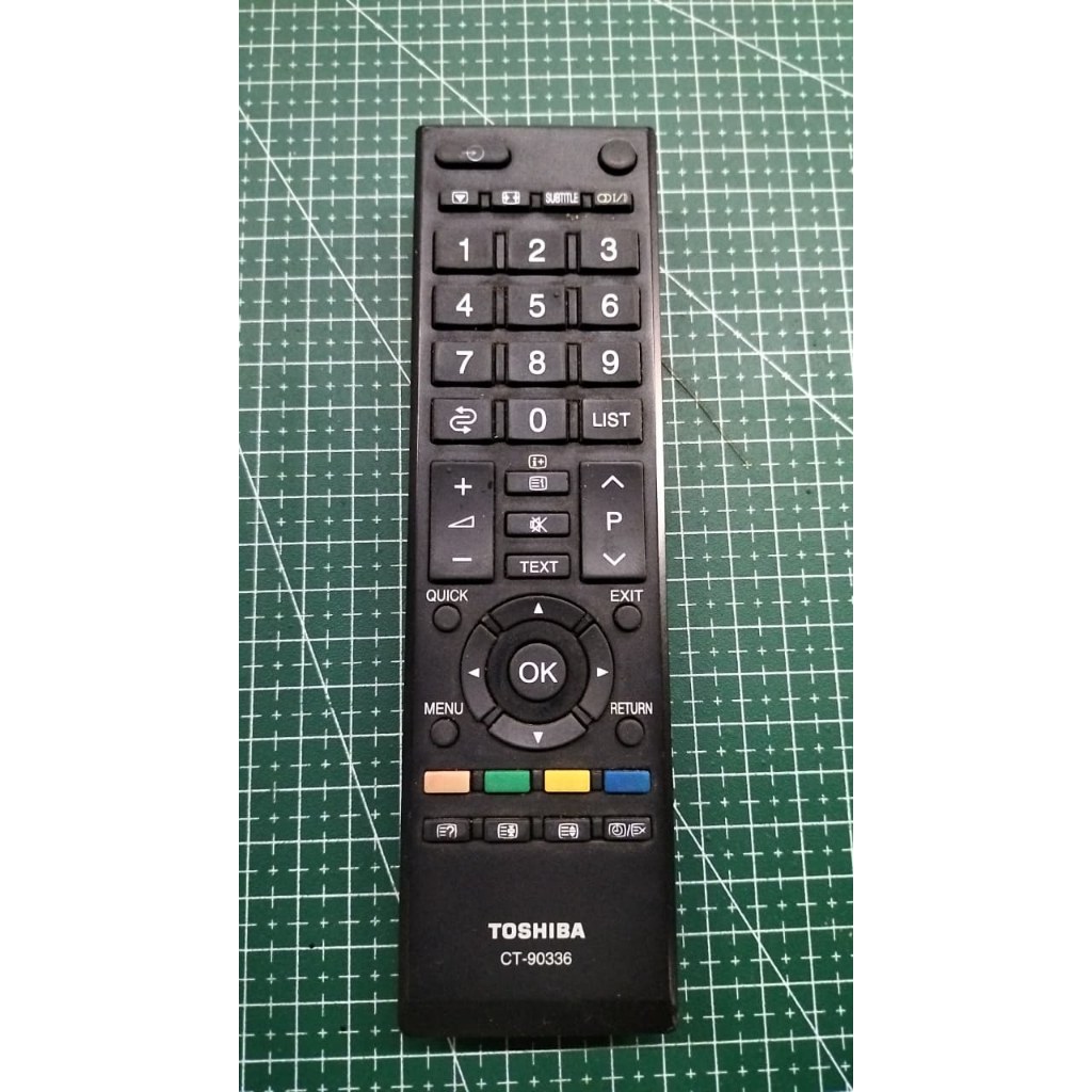 REMOT TV TOSHIBA CT-90336 ORI BARANG BEKAS