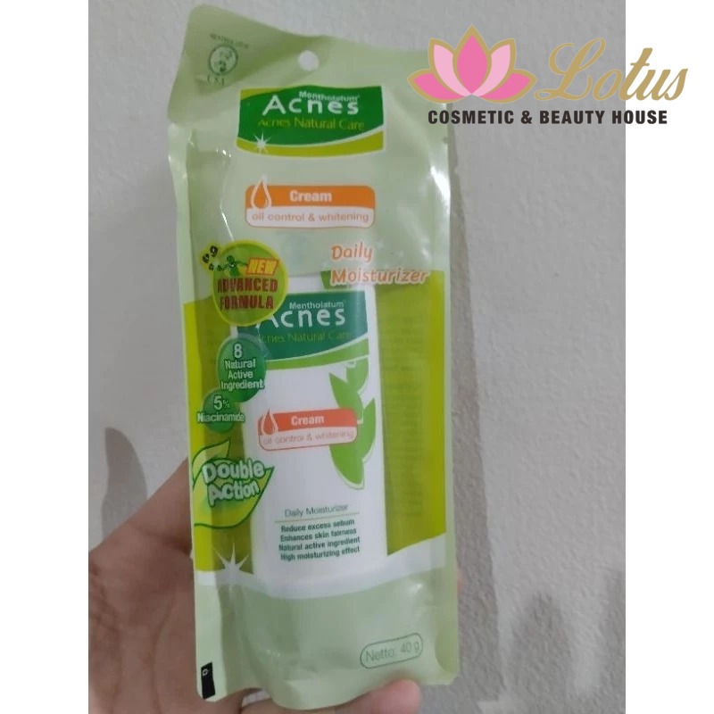 ACNES Oil Control & Whitening Moist Cream 40g Melembabkan Mencerahkan Kulit