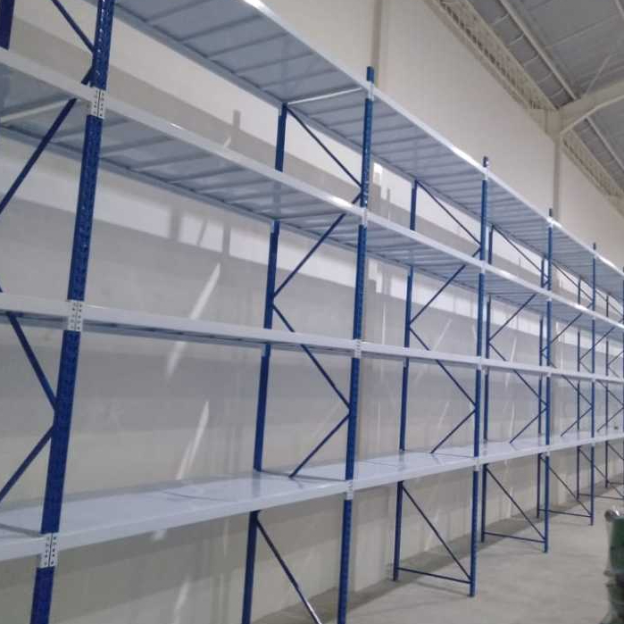 Rak Gudang Besi Baja Ukuran T 300 x L 60 x P 200cm Tahan Beban 250 Kg Persusun