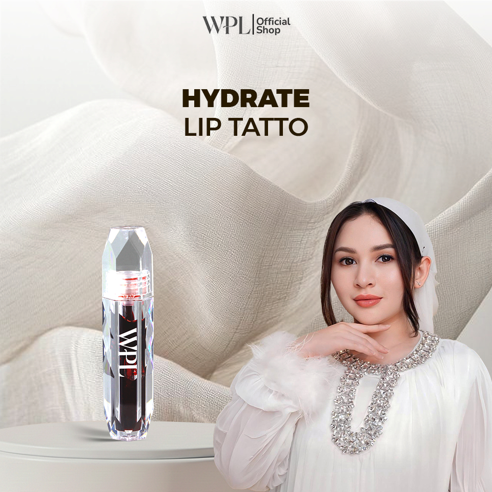 WPL Hydrated Lip Tattoo Strong Strawberry  | Memberikan Warna Dibibir Tahan Lama Sekaligus Menjaga B