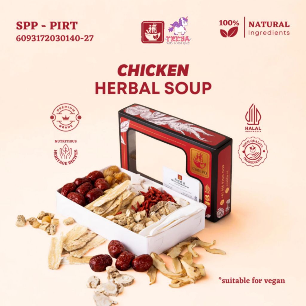 Ciak Po - Immune Herbal Soup | Rempah Herbal Bumbu Sup Ayam Meningkatkan Stamina & Daya Tahan Tubuh