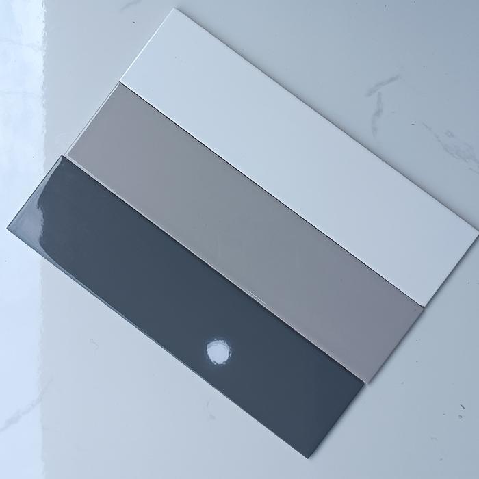 KERAMIK DINDING 10X40 | LIST KERAMIK HITAM ABU PUTIH