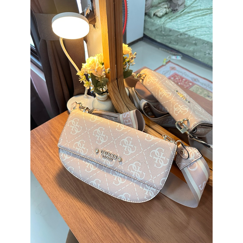 tas guess ori pink