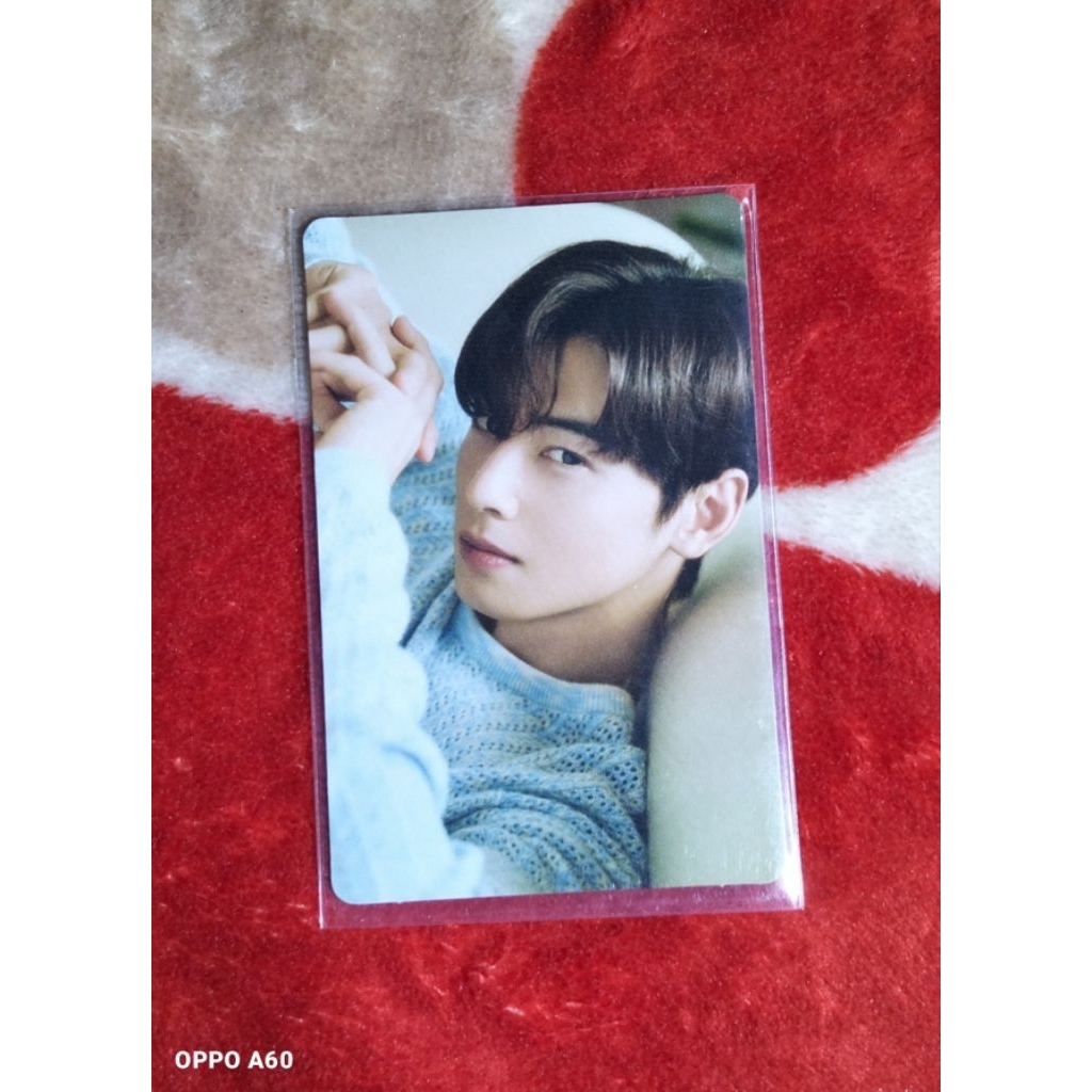 photocard magazine cha eun woo official