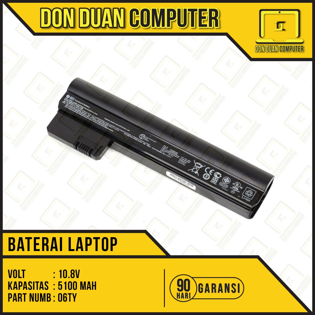 Baterai Batre Laptop Notebook Hp Mini 110-3000 110-3001 110-3010 110-3030 (06TY)