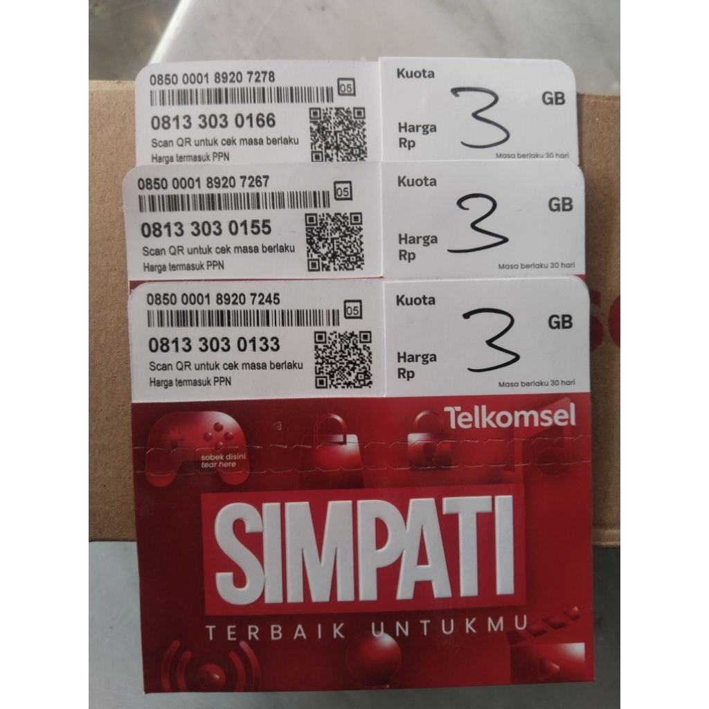 NOCAN SIMPATI 11 DIGIT 133030133