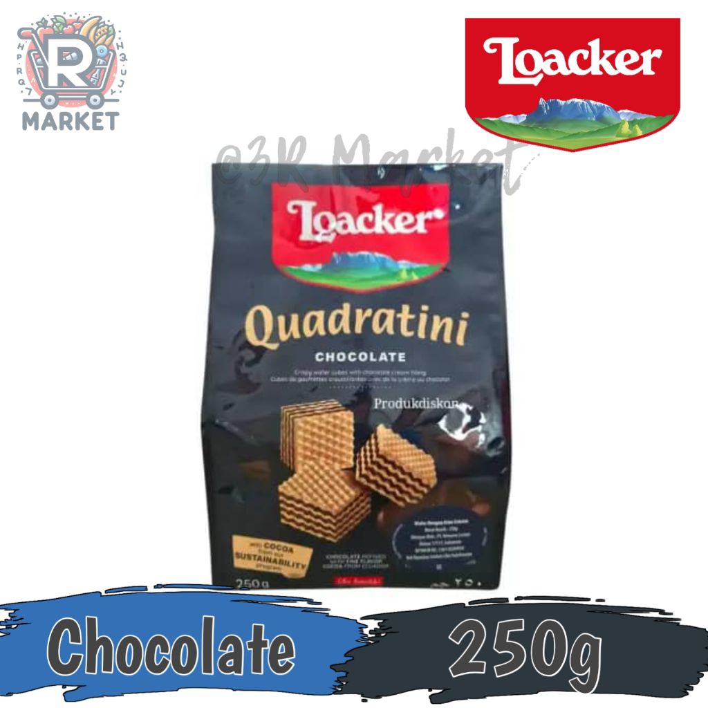 Loacker Quadratini Chocolate Wafer Loacker