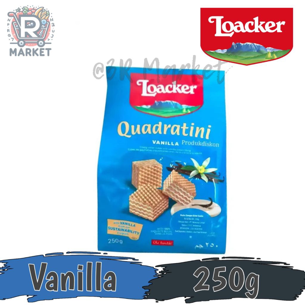 Loacker Quadratini Vanilla Wafer Loacker