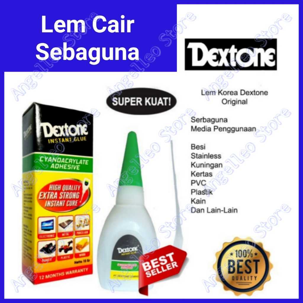 Lem Korea~Lem Cair~Lem Cair Sebaguna~Bening~Merk DEXTONE~ORI