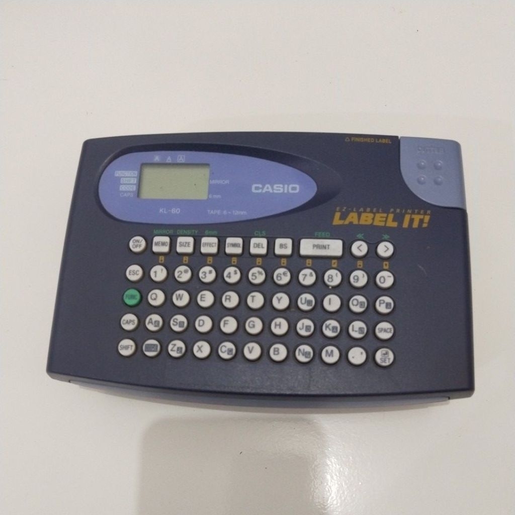 Casio Label It EZ - Label Printer KL-60 Bekas Kualitas Terjamin