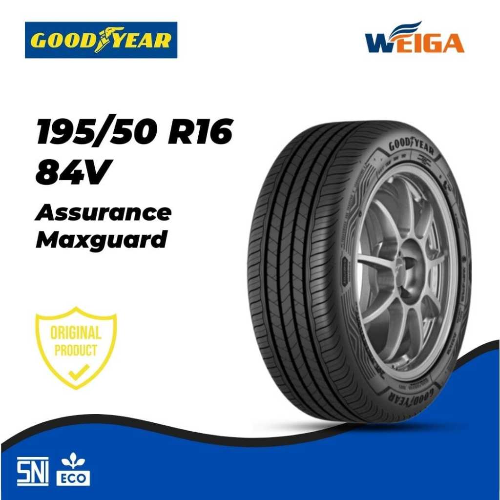 Ban Mobil Goodyear 195/50 R16 Assurance Maxguard Original untuk Jazz, Vios dll