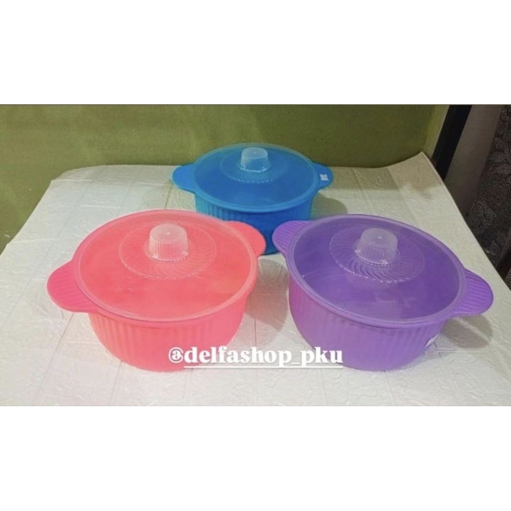 Mangkok plastik ada tutup /baskom plastik