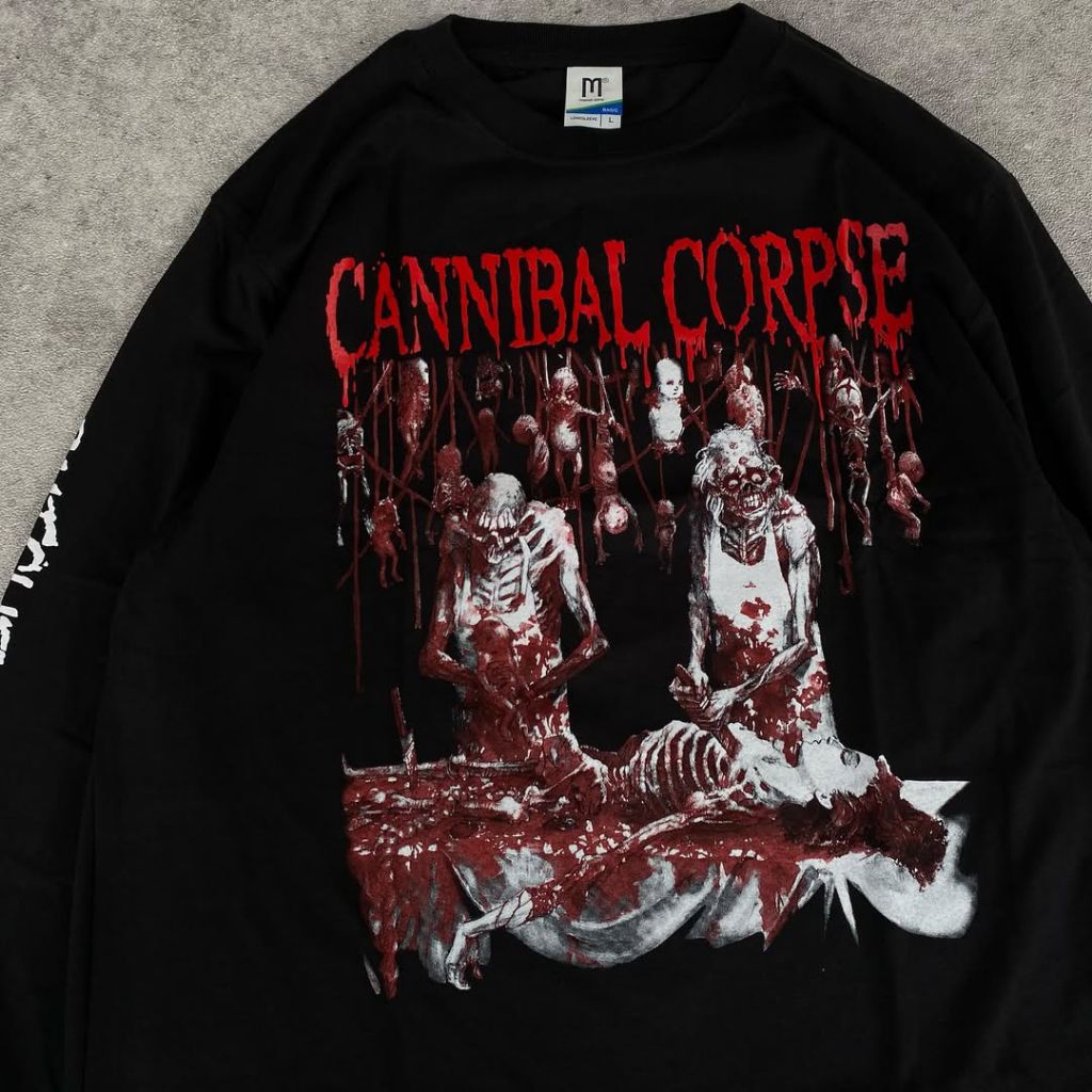 Longsleeve Band | Cannibal Corpse | Death Metal | US | Kaos Band / Lengan Panjang