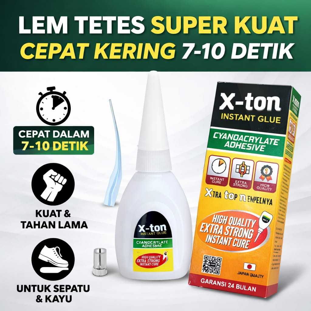 Lem Korea Super Perekat Kuat Sepatu Kayu Besi Plastik Keramik Cepat Kering