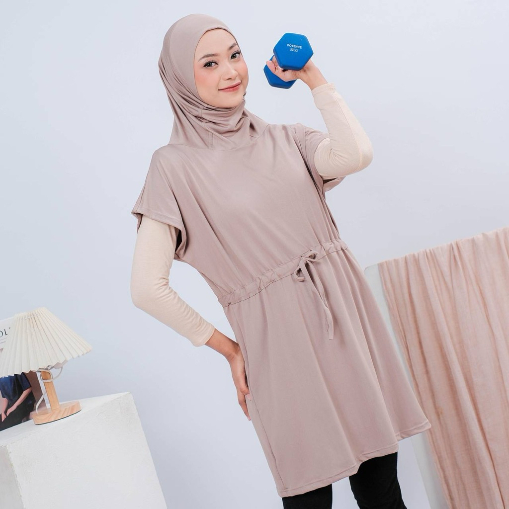 Abhaya | Elena Outer Hijab Sport | Hijab Sport | Outer sport | Baju olahraga muslimah