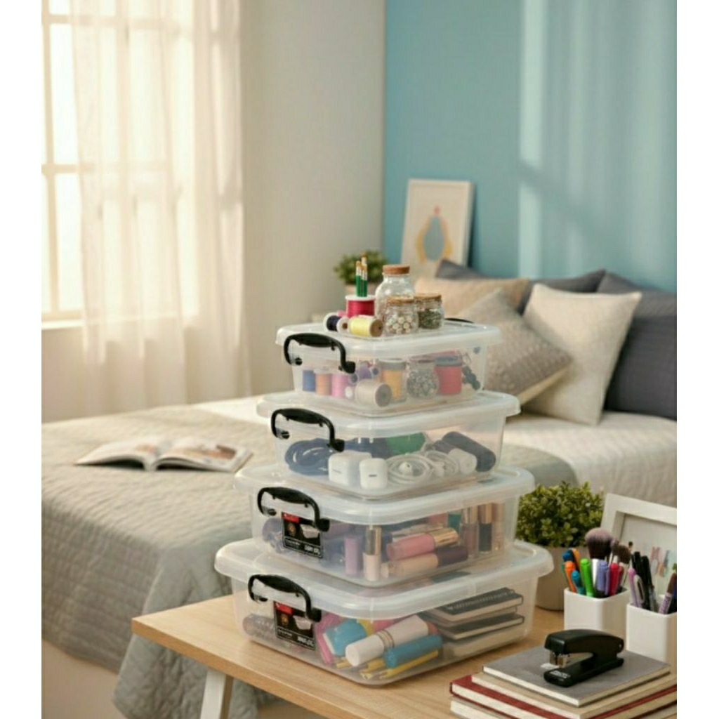 Container box Gajah Putih Transparan Bening