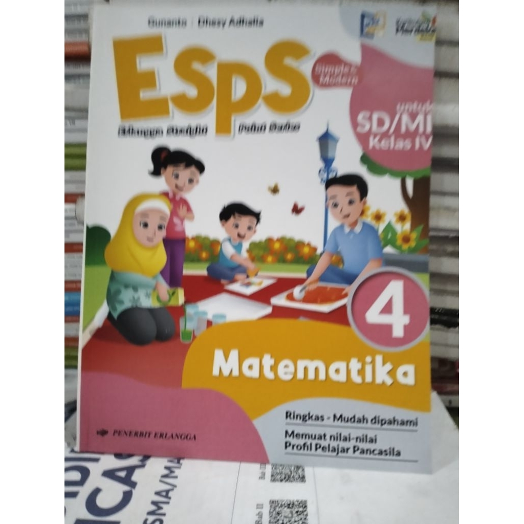 buku ESPS matematika kelas 4 SD Erlangga