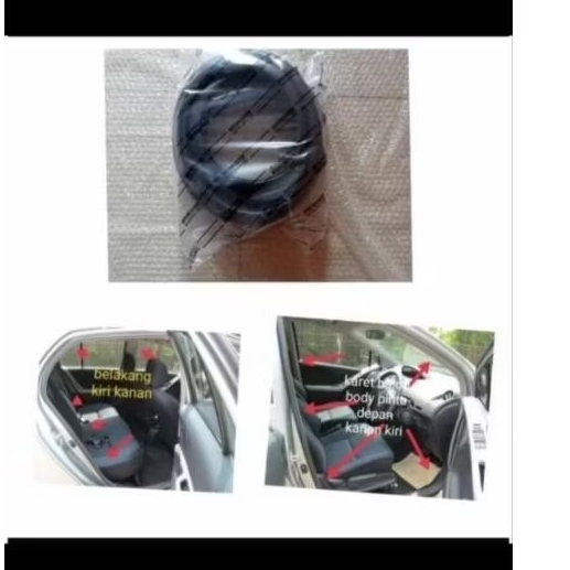 karet balon karet peredam pintu mobil pintu bagasi toyota yaris original