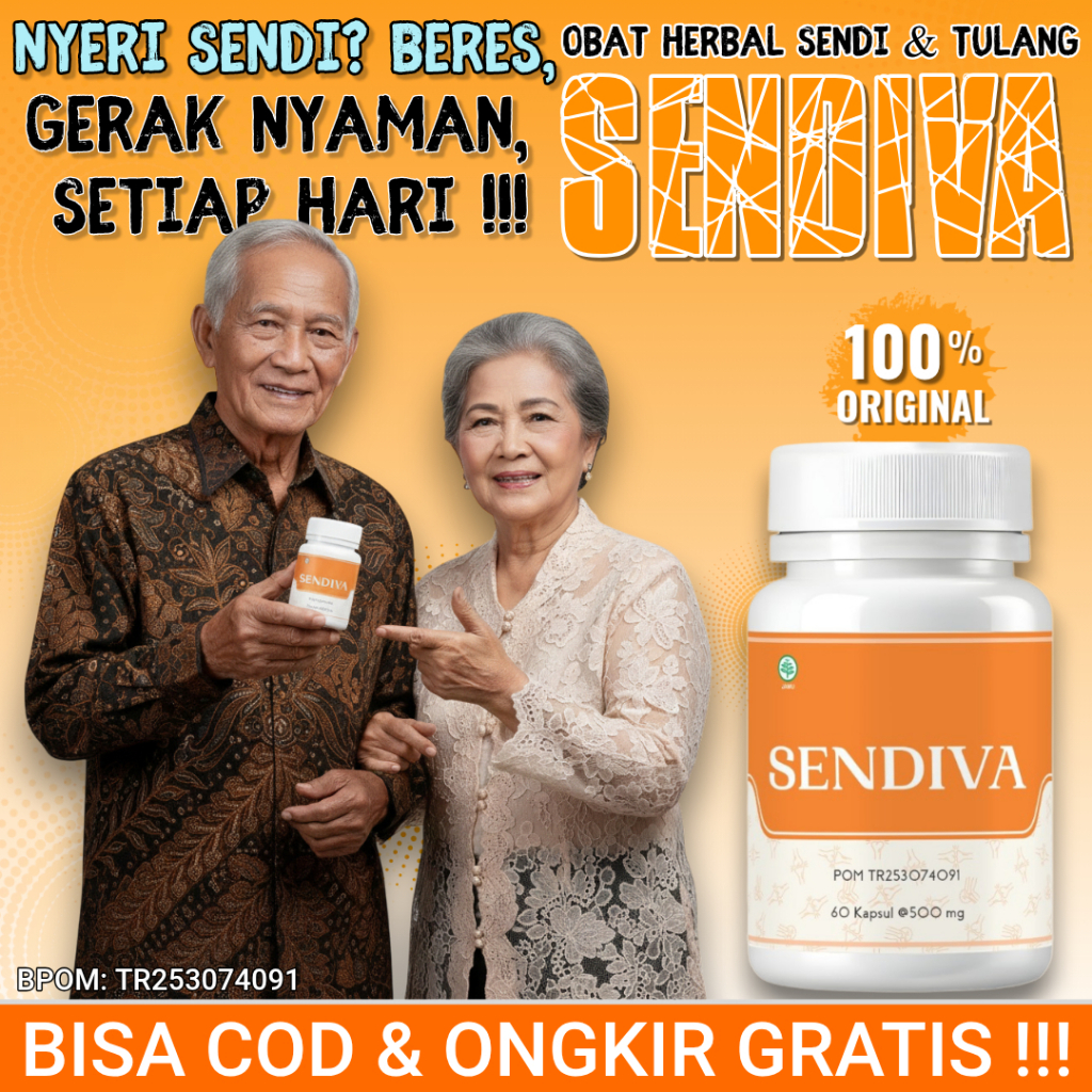 Obat Nyeri Sendi Lutut & Otot – Sendiva Herbal Paten, Cepat Redakan Rematik, Asam Urat & Saraf Kejep
