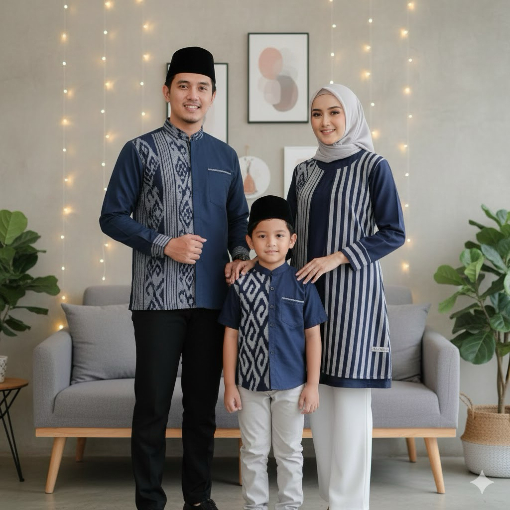 Shanaya Tunik Batik Tenun Fahira Tenun  Original Baju Batik Wanita Batik Kerja Bisa Couple Set Tenun