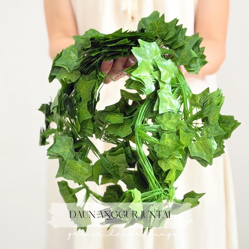 [QC] M ANGGUR JUNTAI Plastik Bunga Rambat Sintesis Tanaman Hias Gantung Osear Artificial DEKORASI GR