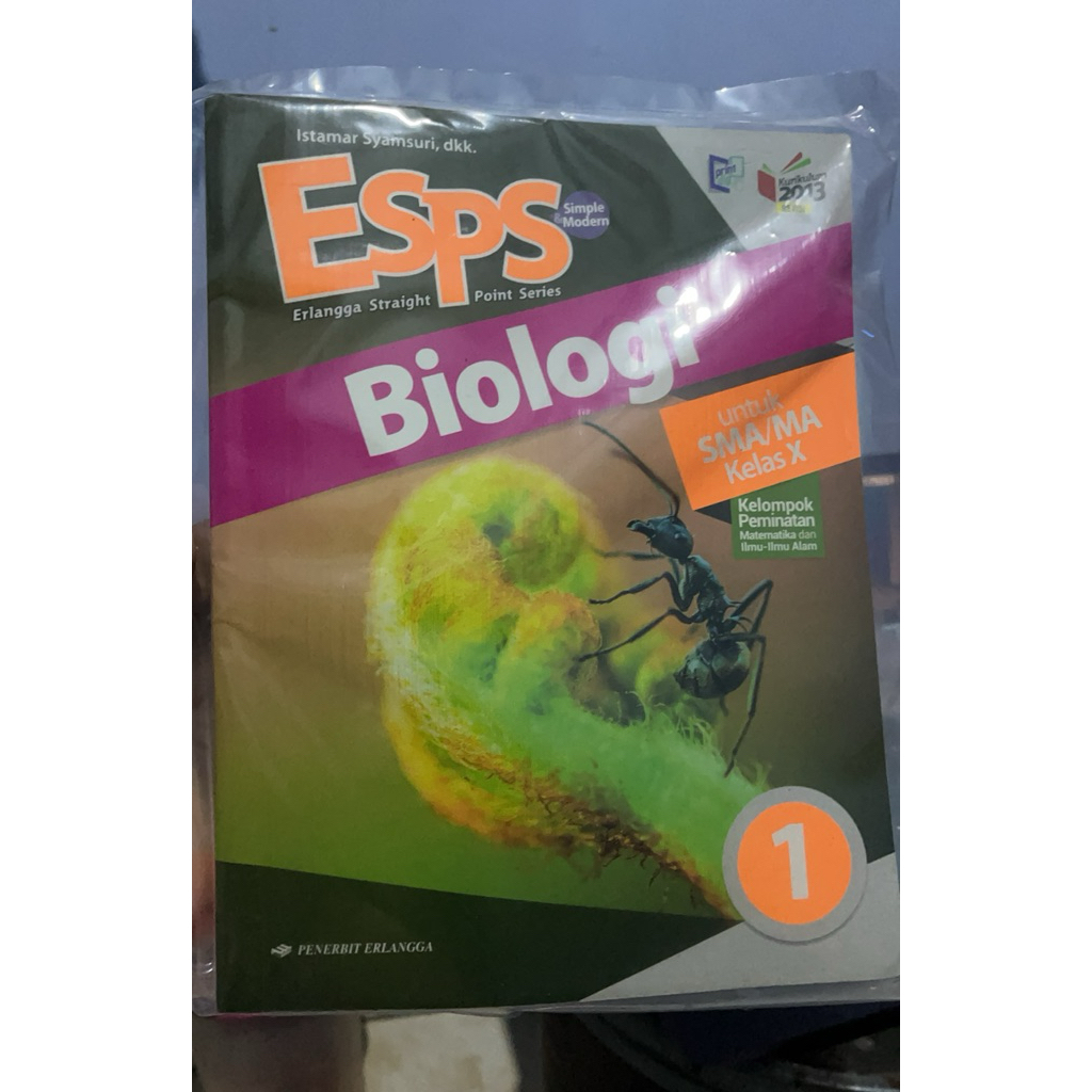 Buku bekas Erlangga ESPS Biologi