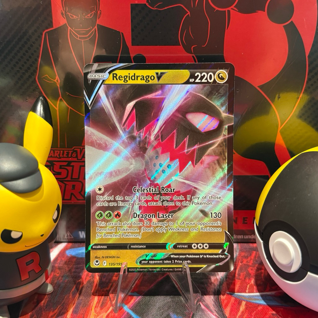 Regidrago V 135/195 ENG - UR Holo - Silver Tempest - Pokemon TCG