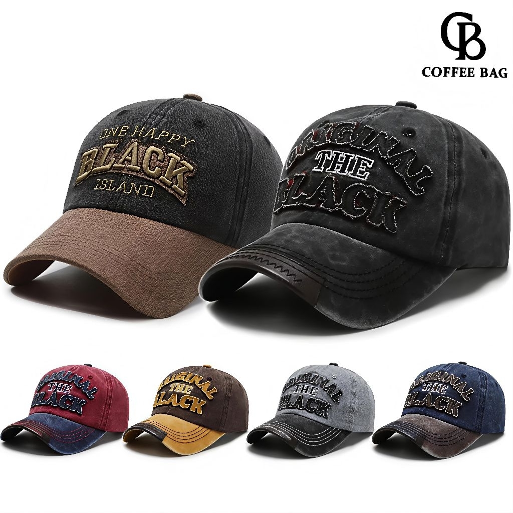 [CB] Topi Baseball ORIGINAL THE BLACK  - Topi Pria Wanita Import Baseball Caps Distro B-251/TPI-298/