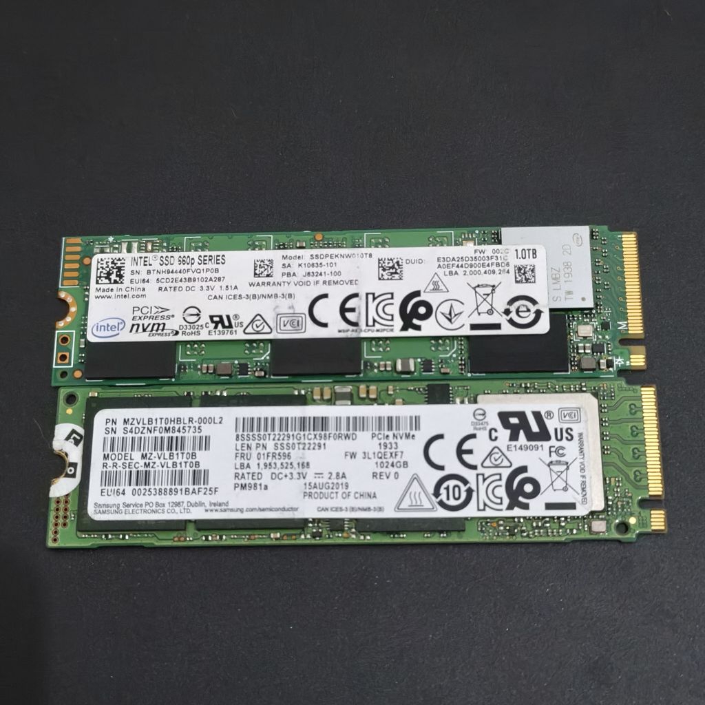 SSD NVMe  1000GB/1TB M.2 2280 Second Original