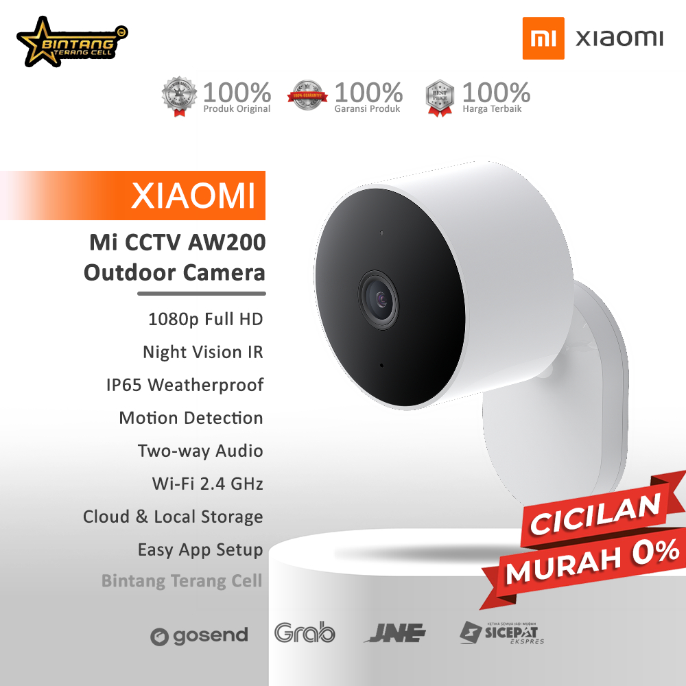 Xiaomi Outdoor Camera CCTV AW200 Garansi Resmi