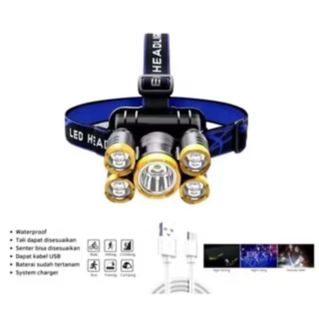 Lampu Senter Kepala , Lampu Ikat Kepala , Lampu Senter