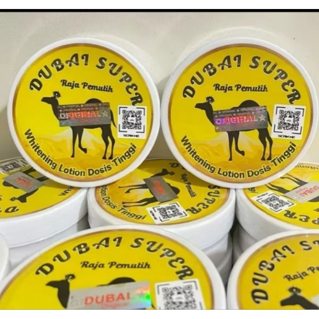 HB DUBAI SUPER Pemutih BADAN Paling AMPUH Booster kemasan 300gram