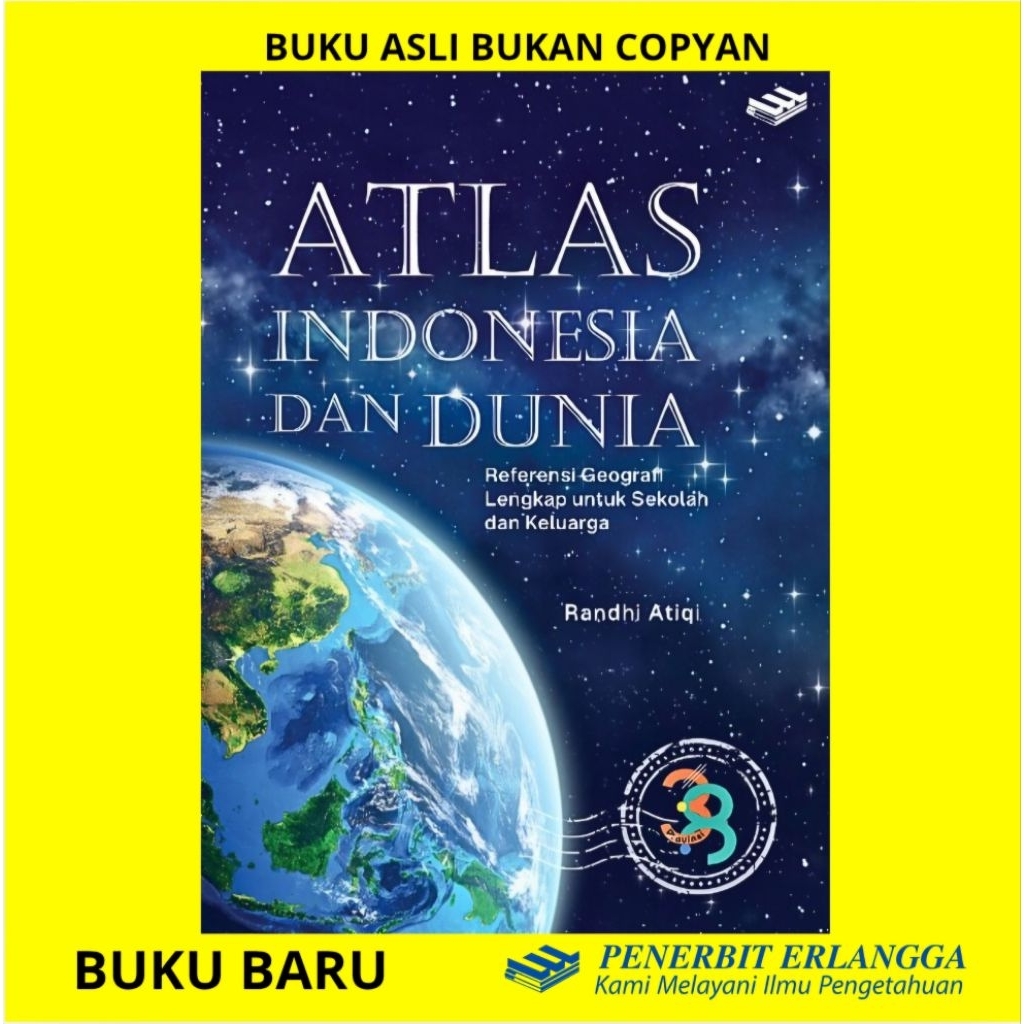 ATLAS INDONESIA DAN DUNIA 38 PROVINSI PENERBIT ERLANGGA