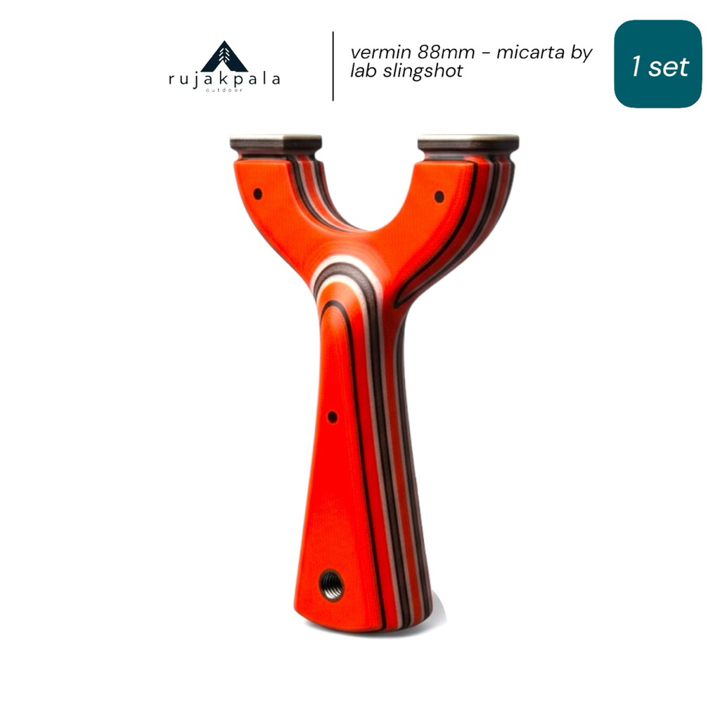 vermin by lab slingshot - ketapel micarta full set olahraga profesional