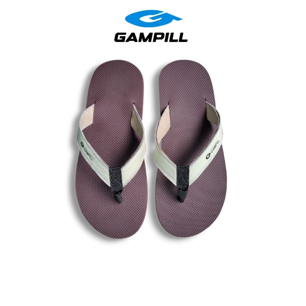 GAMPILL Wonder - Sandal Big Size Pria Jepit Kulit Sendal Kasual Ukuran Jumbo
