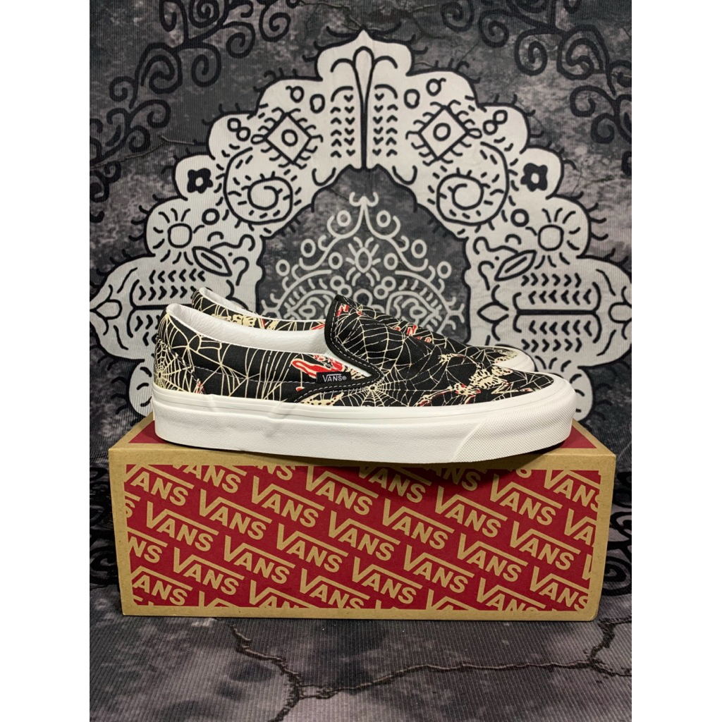 Vans Classic Slip-On “Spider Web Black”