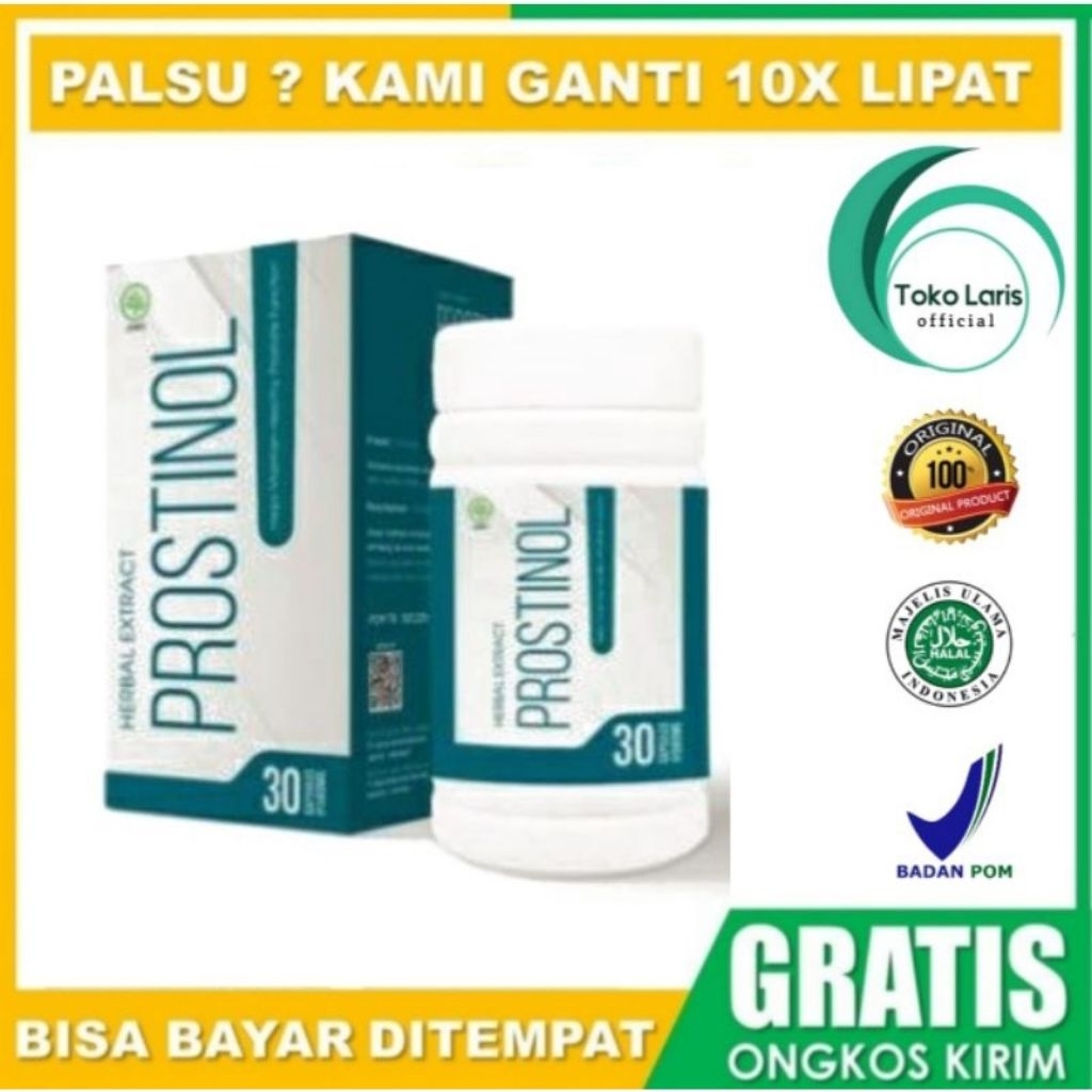 PROSTINOL ISI 30 KAPSUL ORIGINAL SOLUSI UNTUK PROSTAT DAN BATU GINJAL