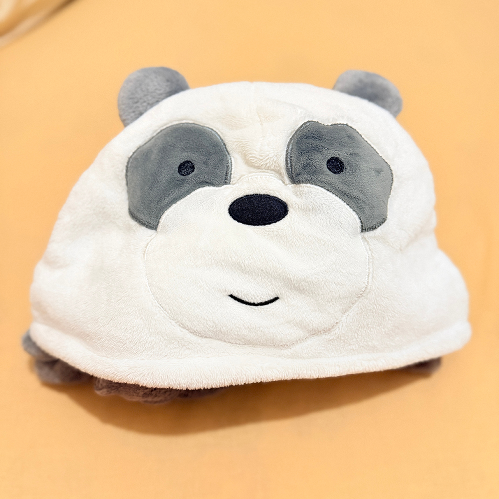 Miniso Selimut Hoodie Blanket We Bear Bears Bear Beruang Lembut Halus Lucu Preloved Prelove Koleksi