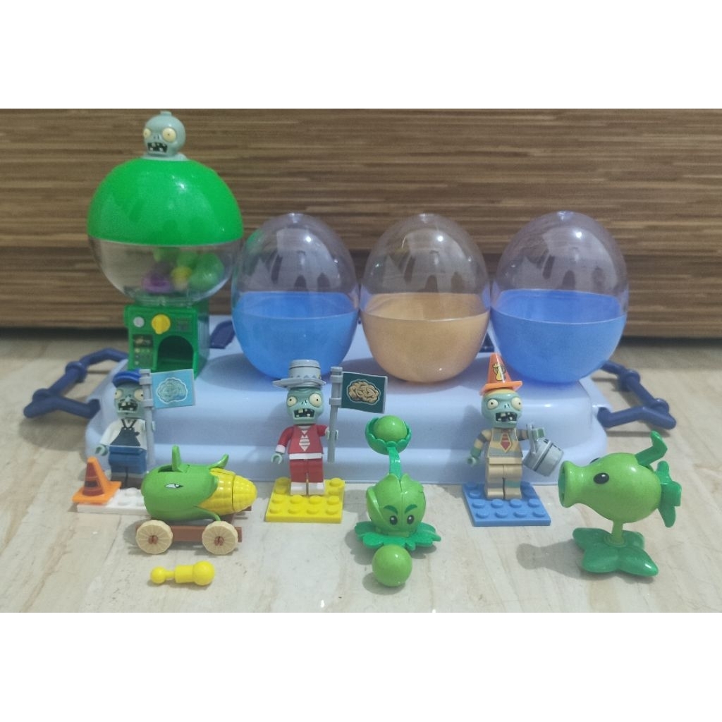(TAKE ALL) Lego Plants vs Zombies Plant vs Zombie brick bricks ohsome figure plants vs zombies minif