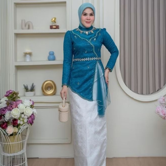 (ATASAN SAJA )KEBAYA SILA BALI TERBARU // KEBAYA PAYET BRUKAT TERBARU KEBAYA SERAGAMAN PESTA // KEBA