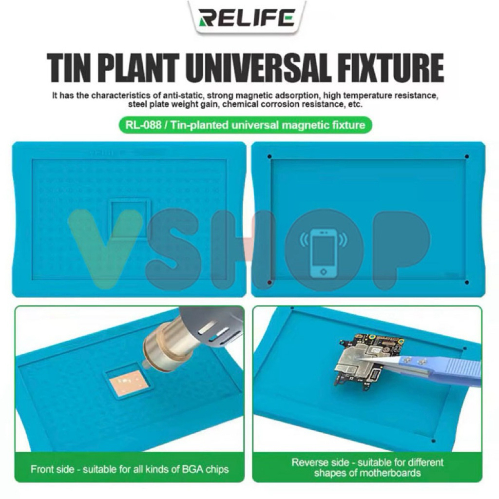 ALAS MAGNETIC CETAK IC CPU UNIVERSAL FIXTURE RELIFE RL-088