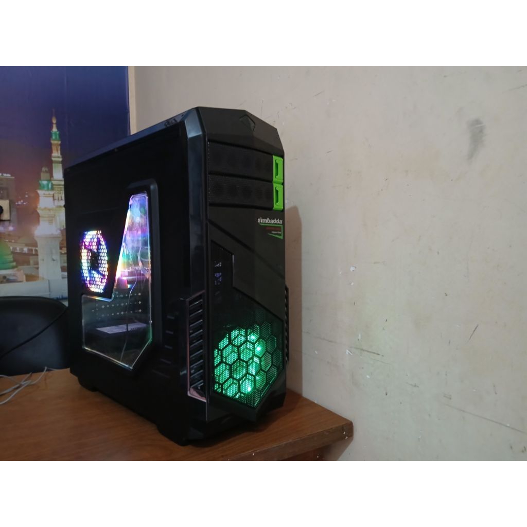 cpu only rakitan core i7 7700 gen7 ram 8gb ssd 256gb vga nvidia geforce GT 730 2gb psu corsair 450 w