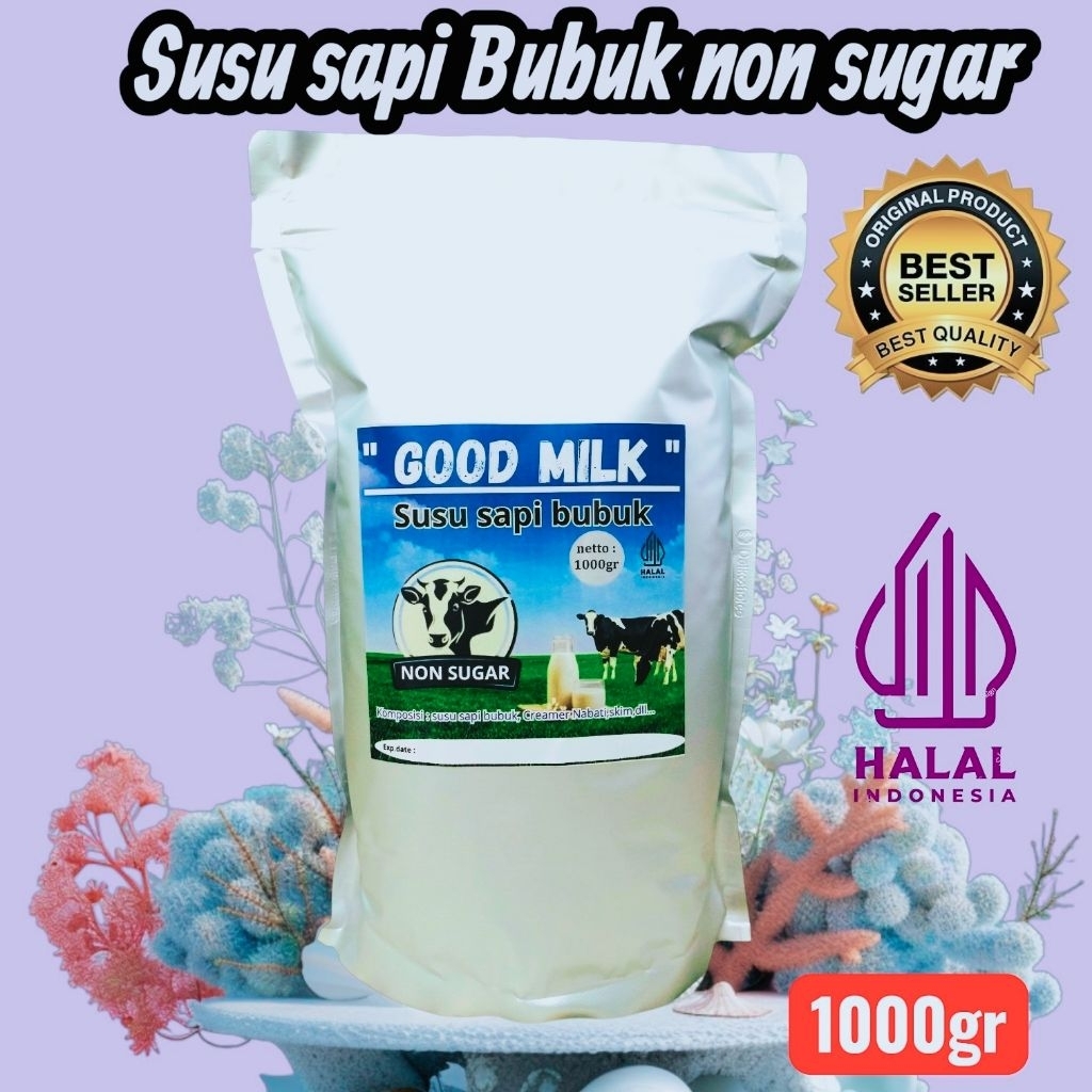 Susu Sapi Bubuk Premium Non sugar (tawar) 1 kg