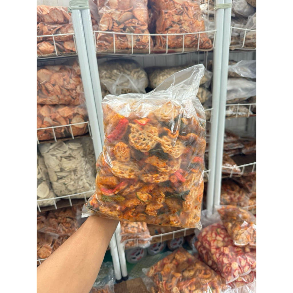 250gram Krupuk Seblak Pedas Campur